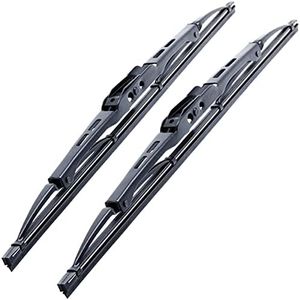 Recambo 2 limpiaparabrisas clásicos compatibles con Peugeot 206 1998-2012, Mazda 5 2005-2015 (juego de 2 unidades: 650 mm/400 mm)