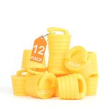 CLIO Kayak Scupper Plug Kit with Handle, Universal Kayak Plugs Accessories, Yellow (12 Pack)