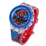 Kid Watch Boys Girls Flashing Light Up 3D Glow Digital Great Gift Watch Superhero Character