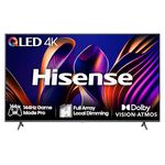 Hisense 65 Inch 144Hz 4K QLED Smart Gaming TV 65E7NQTUK PRO - Full Array Local Dimming, Dolby Vision Atmos, Freesync, Subwoofer, Vidaa OS with Freely, Youtube, Netflix and Disney+ (2024 Model)