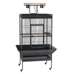 Prevue Hendryx Signature Select Series Wrought Iron Bird Cage in Black