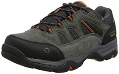 Hi-Tec Men's Banderra Ii Wp Wide Low Rise Hiking Boots, Grey Charcoal Graphite Burnt Orange 51, 10 UK