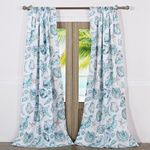 Barefoot Bungalow Cruz Coastal Curtain Panel Pair