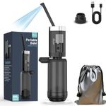 Aluan Portable Jet Spray for Toilet for Travel, Rechargeable Electric Travel Bidet with 1100mAh Battery, IPX7 Waterproof High Pressure Portable Bidet with 2 Pressure Modes for Postpartum Care, Hygiene Cleaning