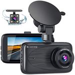 Dash Cam Front and Rear, Milerong 1080P FHD Dash Camera for Cars, 3" IPS Display Full HD170° Wide Angle Car Camera with Night Vision, G-Sensor, Loop Recording, Parking Monitor, Motion Detection,WDR