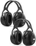 Dr.meter Hearing Protection Ear Muffs, SNR 35dB Noise Reduction Safety Earmuffs with Adjustable Headband (2)