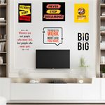 Decal O Decal Life Motivation Quotes Wall Stickers (PVC Vinyl,Multicolour), Pack of 1