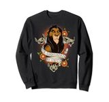 Disney The Lion King Scar I'm Surrounded By Idiots Tattoo Sweatshirt