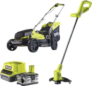 18V ONE+ Cordless Lawnmower & Trimmer Kit – Battery Powered