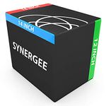 Synergee 3 in 1 Soft Plyometric Jump Box for Jump Training and Conditioning. Ouch Proof Plyo Box All in One Jump Trainer. Size - 16/14/12