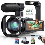 DINGETU Video Camera Camcorder 4K U