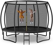 GYMAX Trampoline, 8FT 10FT 12FT AST