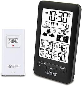La Crosse Technology Weather Station with Moon Phases WS6210 Black