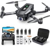 TENSSENX GPS Drone with 4K UHD Camera for Adults, TSRC Q7 Foldable FPV RC Quadcopter with Brushless Motor, Smart Return Home, Follow Me, 60 Min Flight Time, Long Control Range, Includes Carrying Bag