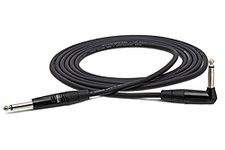 Hosa HGTR-020R REAN Straight to Right-Angle Pro Guitar Cable, 20 feet