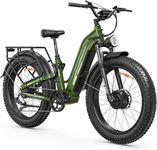 FREESKY Ranger Air 200 Nm Dual Motor Electric Bike for Adults All-Terrain Ebike - 48V 25Ah Removable Battery, 26" Fat Tire Mountain E Bike with Hydraulic Brake,105Miles Long Range Electric Bicycle