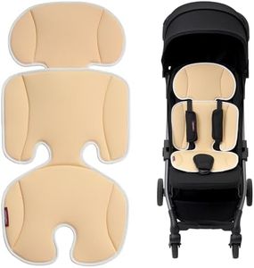 Momcozy Breathable Stroller Liner, Detachable 2-Piece Cooling-Touch Pad