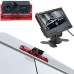 Dolphin Automotive Dual Rear & Reversing Brake Light Camera For Peugeot Boxer 2006 Onwards (Camera & 7" Dash Monitor)