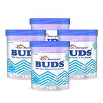 DR. MOREPEN BUDS 100% Pure Cotton & Eco-Friendly Paper Earbuds - 100 Cotton Buds Pack of 4