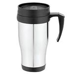 New Stainless Steel Insulated Travel Mug Thermal Coffee Tea Drinks LID 14OZ Flask | Thermal Mug, Vacuum Flask, Leakproof Tumbler