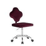 Acme Furniture Clover Office Chair, Red Velvet