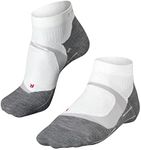 FALKE Womens RU4 Cool Short Running Socks, Breathable Moisture Wicking Anti-Blister, Low Cut Athletic Ankle Sock, White (White-Mix 2020), US 6.5-7.5 (EU 37-38 Ι UK 4-5), 1 Pair