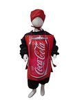 BookMyCostume Red Soft Drink Kids Fancy Dress Costume 4-5 years