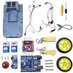 Obstacle Avoiding Robot -Complete Kit || with Code, Detailed Assembly Instruction Manual & Project Report || Video Tutorial & Circuit Diagram Included