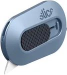 Slice Mini Box Cutter | Manual Retracting | Safe Ceramic Box Cutter Lasting 11x Longer than Metal | Box Opener | 1 Pack | Slate