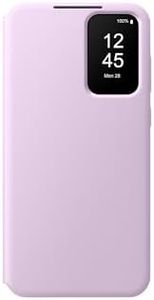 Samsung Smart View Wallet Cover for Samsung Galaxy A55, Lavender