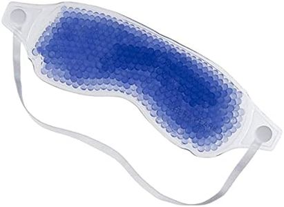 TheraPearl Eye-ssential Mask, Reusable Eye Mask with Flexible Gel Beads for Hot Cold Therapy, Best Spa Eye Wrap for Puffy Eyes, Non Toxic Compress for Swollen Eyes, Relaxation, Hot Cold Pack