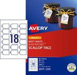 Avery 22848 Scalloped Printable Tag