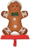 Mud Pie Ginger Man Led Stocking Holder, Brown