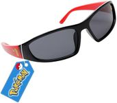 ARKAID Pikachu Sports Wrap Sunglasses for Kids, Official Pokémon Shades with UV400, One Size Fits Most Kids