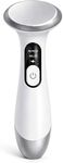 SENLAN 3-in-1 Eye Relaxer with Heat and Cooling and Vibration, Portable Eye Massager for Dry Eyes Puffiness, Depuffing Wand for Eyes Strain Relief Dark Circles and Skin Radiance (White)