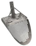 CKG Sand Scoop for Metal Detecting Heavy Duty Sand Sifter for The Beach Stainless Steel 304 (Stainless Steel, 11x8)