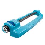 Aqua Joe SJI-OMS16 Indestructible Metal Base Oscillating Sprinkler with Adjustable Spray