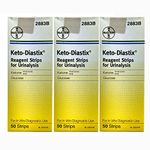 Bayer Keto-Diastix Reagent Strips-Urinalysis, 50 Each (Pack of 3)