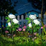 Solar Flowers Lights Outdoor Garden