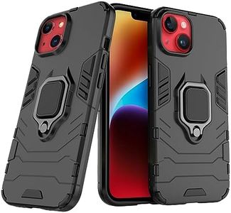 Everlab Case for iPhone 11, 360° Rotation Ring Holder Kickstand [Work with Magnetic Car Mount] Shockproof Scratch-Resistant Protective Cover (Black)