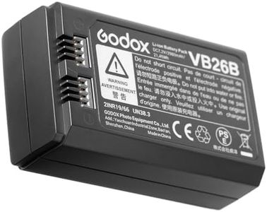 Godox VB26 Batteria al litio 7,2 V 2600 mAh per Godox V1 C/N/S/F/O/P Flash