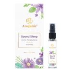 Arogamic Sound Sleep Aromatherapy Spray For Insomnia Relief | Non-Habit Forming Formula Prepared Using Therapeutic Grade Lavender, Marjoram and Vetiver Essential Oils (8 ml)