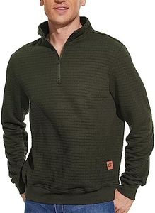 YuKaiChen Men's Casual Pullover Hoodies Long Sleeve Hooded Sweatshirts, Z# Army Green, X-Large