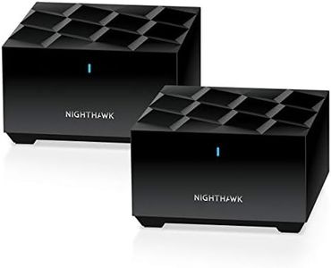 NETGEAR Nighthawk Advanced Whole Home Mesh WiFi 6 System (MK72)– AX3000 Router with 1 Satellite Extender, Coverage up to 3,000 sq. ft. and 35+ Devices