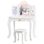 Costzon Kids Vanity Table and Chair