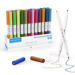 REALIKE Dual Tip Infusible Pens for Cricut Maker 3/Maker/Explore 3/Air 2/Air, 36 pcs Dual Tip Sublimation Markers Pens Set for Cricut Mug Press/Heat Press (0.4 Tip & 1.0 Tip)