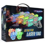 Rechargeable Laser Tag Set with Vests, 2024 Upgrade Laser Tag Guns Set of 4, Multi Player Laser Tag Set for Kids Toy for Teen Boys & Girls, Indoor&Outdoor Toy Play Game Gift,Ages 8+