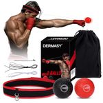 Upgraded Boxing Reflex Ball, Boxing Training Ball with Headband Perfect for Reaction, Punching Speed, Fight Skill, Fitness, Newst Boxing Equipment (2 Ball)
