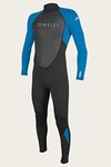 O'Neill Men's Reactor-2 3/2mm Back Zip Full Wetsuit, Black/Ocean, M