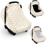 Hooyax Muslin Car Seat Cover Baby, 